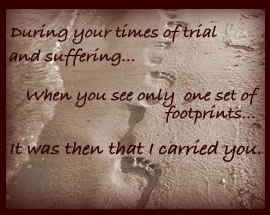 Footprints poem